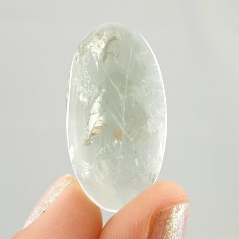Prasiolite cabochon 29x16 mm no 34 Prasiolite cabochon 29x16 mm no 34