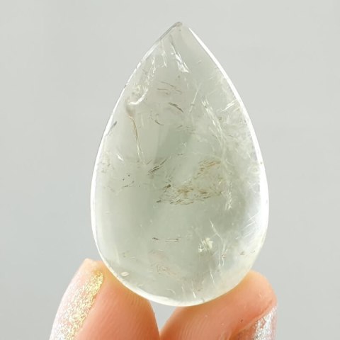 Prasiolite cabochon 30x19 mm no 45 Prasiolite cabochon 30x19 mm no 45