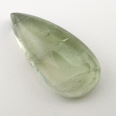Prasiolite cabochon 31x15 mm no. 52 Prasiolite cabochon 31x15 mm no. 52