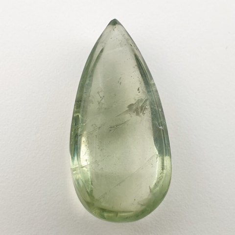 Prasiolite cabochon 31x15 mm no. 52 Prasiolite cabochon 31x15 mm no. 52