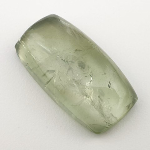 Prazjolit kaboszon 31x16 mm nr 57 Prazjolit kaboszon 31x16 mm nr 57