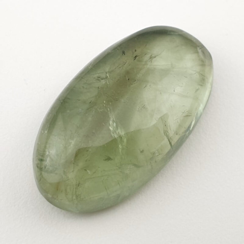 Prazjolit kaboszon 31x18 mm nr 75 Prazjolit kaboszon 31x18 mm nr 75