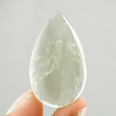 Prasiolite cabochon 33x20 mm no 67 Prasiolite cabochon 33x20 mm no 67