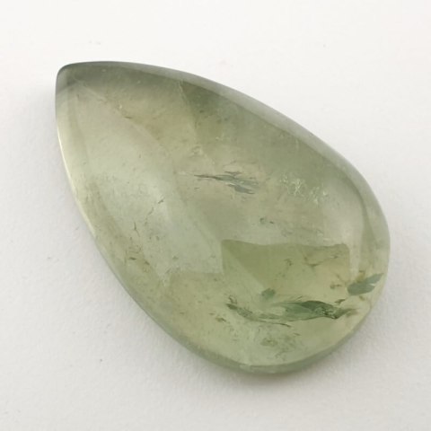Prasiolite cabochon 33x21 mm no. 54 Prasiolite cabochon 33x21 mm no. 54