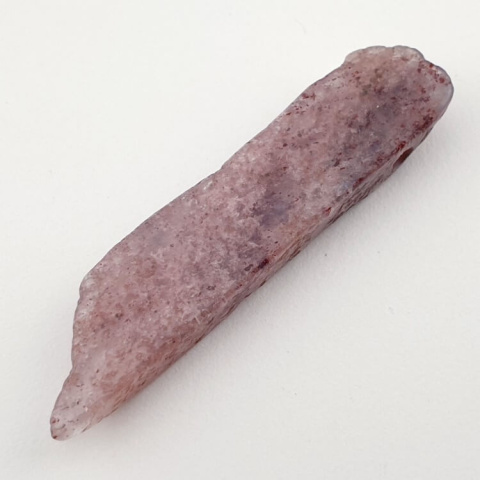 Strawberry quartz icicle 51x11 mm no. 65 Strawberry quartz icicle 51x11 mm no. 65