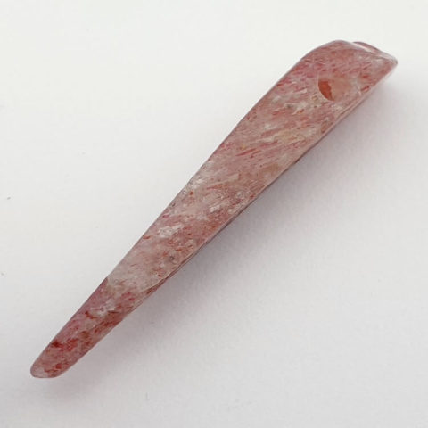 Kwarc truskawkowy sopel 54x12 mm nr 62 Kwarc truskawkowy sopel 54x12 mm nr 62