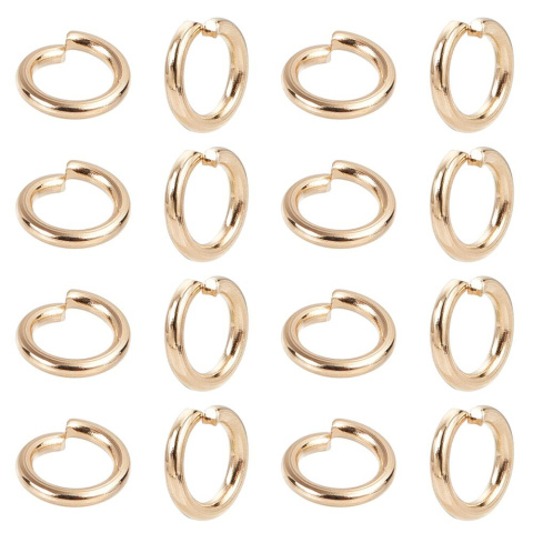 Link surgical steel 6x1 mm 10 pcs gold plated Link surgical steel 6x1 mm 10 pcs gold plated