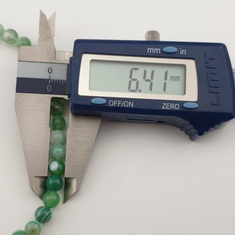 Green agate ball 6 mm 20 pcs Green agate ball 6 mm 20 pcs