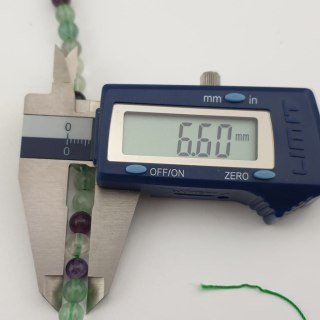 Fluorite ball 6 mm strand