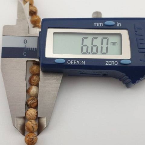 Jaspis krajobrazowy kula 6 mm sznur Jaspis krajobrazowy kula 6 mm sznur