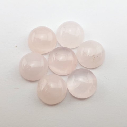 Pink quartz cabochon fi 10 mm 1 pc Pink quartz cabochon fi 10 mm 1 pc