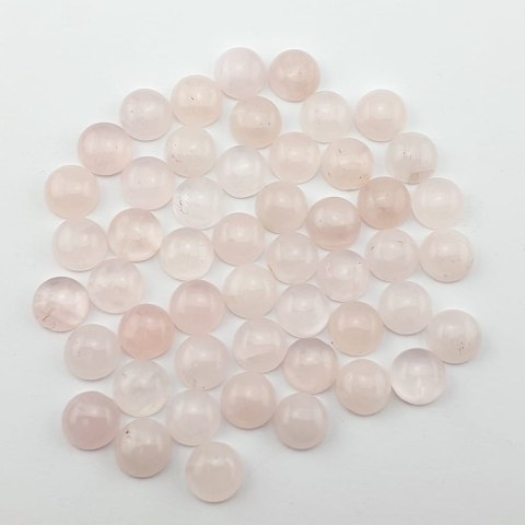 Pink quartz cabochon fi 10 mm 1 pc Pink quartz cabochon fi 10 mm 1 pc