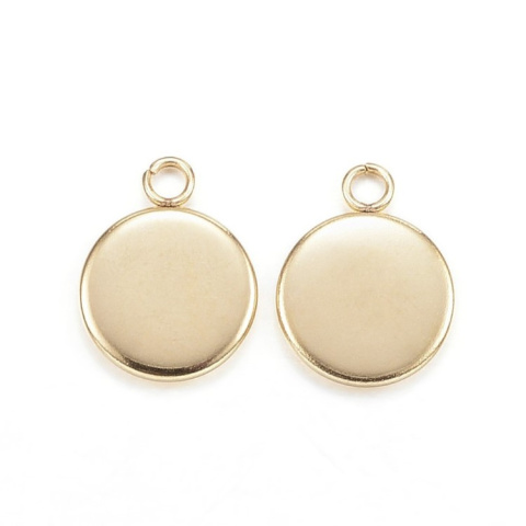 Cabochon setting 6 mm pendant 1 pcs gold colour Cabochon setting 6 mm pendant 1 pcs gold colour
