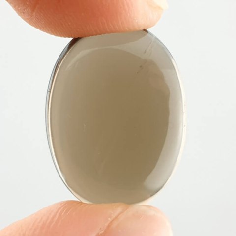 Smoky quartz cabochon 20x15 mm no. 21 Smoky quartz cabochon 20x15 mm no. 21