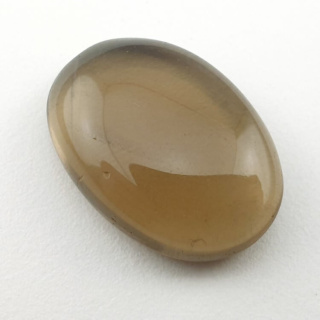 Smoky quartz cabochon 22x15 mm no. 6