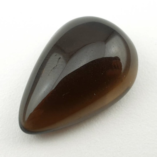 Smoky quartz cabochon 23x16 mm no. 23