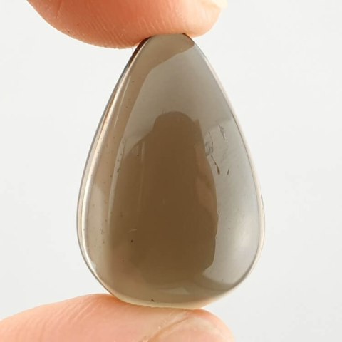 Smoky quartz cabochon 23x16 mm no. 23 Smoky quartz cabochon 23x16 mm no. 23