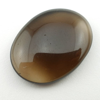 Smoky quartz cabochon 27x21 mm no. 15
