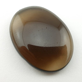 Smoky quartz cabochon 27x21 mm no. 15