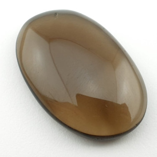 Smoky quartz cabochon 32x21 mm no 14