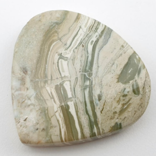 Saturn chalcedony cabochon 36x36 mm no. 32