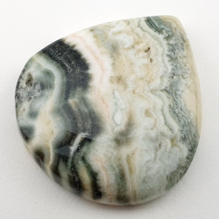 Saturn chalcedony cabochon 38x34 mm no. 22