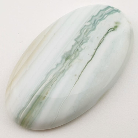 Saturn chalcedony cabochon 49x28 mm no 19 Saturn chalcedony cabochon 49x28 mm no 19