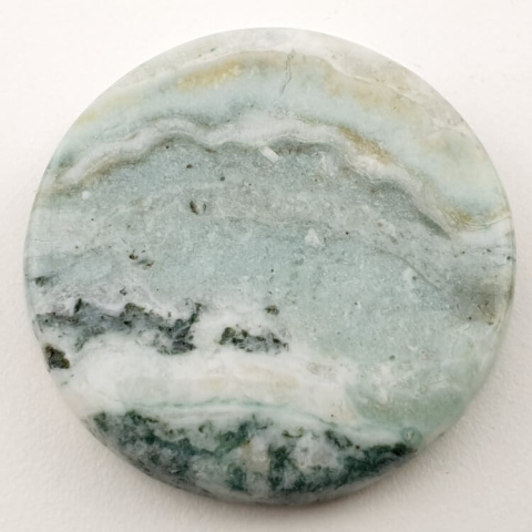 Saturn chalcedony cabochon dia. 32 mm no 17 Saturn chalcedony cabochon dia. 32 mm no 17