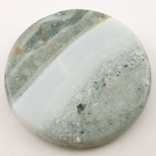 Saturn chalcedony cabochon fi 33 mm no. 5
