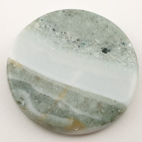 Saturn chalcedon kaboszon fi 33 mm nr 5 Saturn chalcedon kaboszon fi 33 mm nr 5