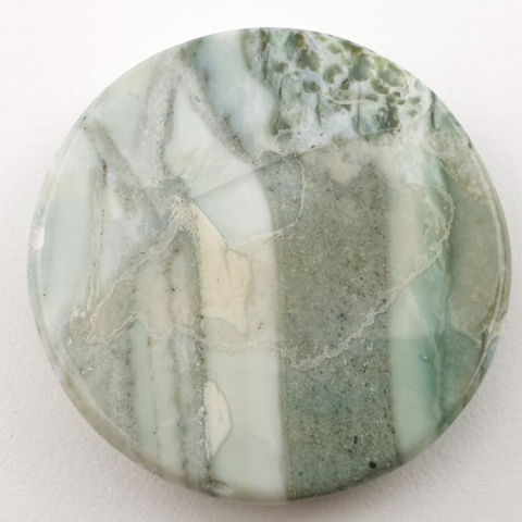 Saturn chalcedony cabochon fi 35 mm no 9 Saturn chalcedony cabochon fi 35 mm no 9