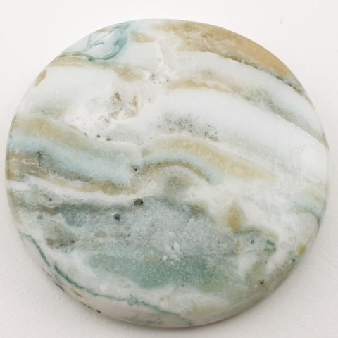 Saturn chalcedon kaboszon fi 39 mm nr 12 Saturn chalcedon kaboszon fi 39 mm nr 12