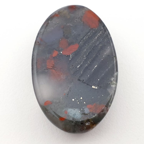 African heliotrope cabochon 34x22 mm no. 45 African heliotrope cabochon 34x22 mm no. 45