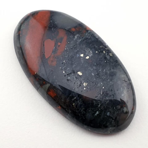 Heliotrop afrykański kaboszon 37x21 mm nr 23 Heliotrop afrykański kaboszon 37x21 mm nr 23