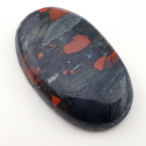 Heliotrop afrykański kaboszon 38x23 mm nr 12 Heliotrop afrykański kaboszon 38x23 mm nr 12