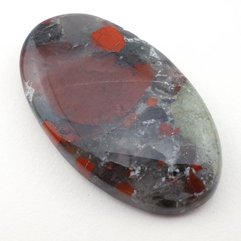 African heliotrope cabochon 39x23 mm no. 25 African heliotrope cabochon 39x23 mm no. 25