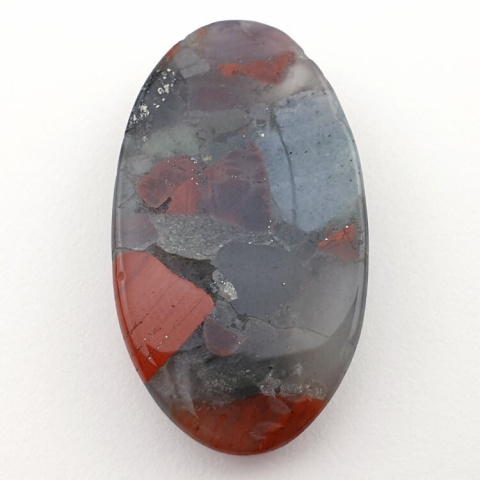 African bloodstone cabochon 40x22 mm no. 29 African bloodstone cabochon 40x22 mm no. 29