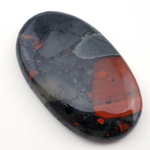 African bloodstone cabochon 40x24 mm no 27 African bloodstone cabochon 40x24 mm no 27