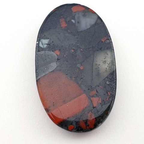 African bloodstone cabochon 40x24 mm no 27 African bloodstone cabochon 40x24 mm no 27
