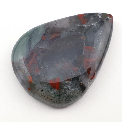 African bloodstone cabochon 41x29 mm no. 11 African bloodstone cabochon 41x29 mm no. 11
