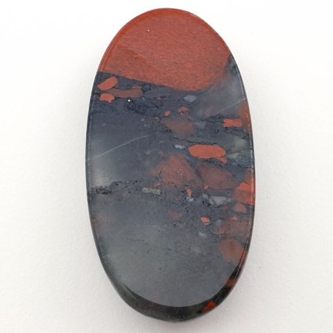 Heliotrop afrykański kaboszon 42x22 mm nr 26 Heliotrop afrykański kaboszon 42x22 mm nr 26