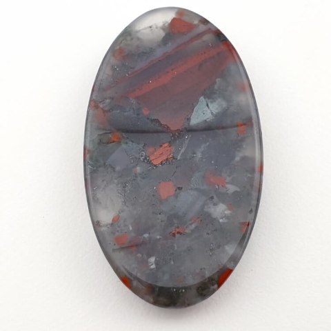 African bloodstone cabochon 42x24 mm no 41 African bloodstone cabochon 42x24 mm no 41