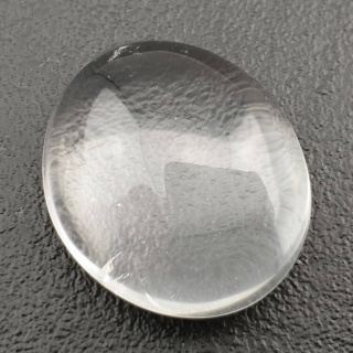 Rock quartz cabochon 23x20 mm no. 75