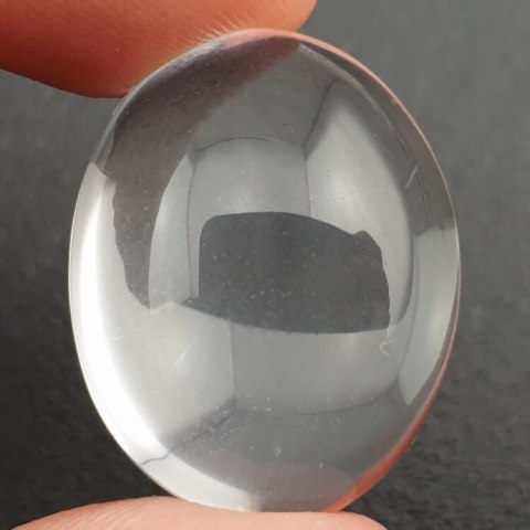Kryształ górski kaboszon 24x19 mm nr 39 Kryształ górski kaboszon 24x19 mm nr 39