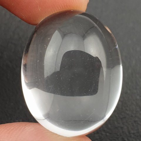 Rock quartz cabochon 25x19 mm no 91 Rock quartz cabochon 25x19 mm no 91