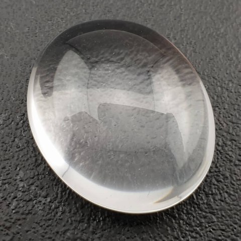 Kryształ górski kaboszon 25x21 mm nr 63 Kryształ górski kaboszon 25x21 mm nr 63