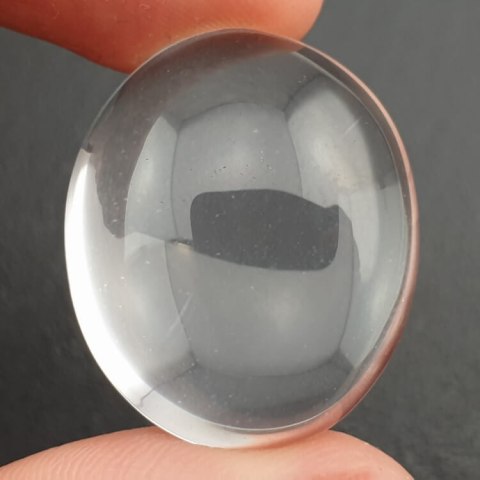 Kryształ górski kaboszon 25x21 mm nr 63 Kryształ górski kaboszon 25x21 mm nr 63