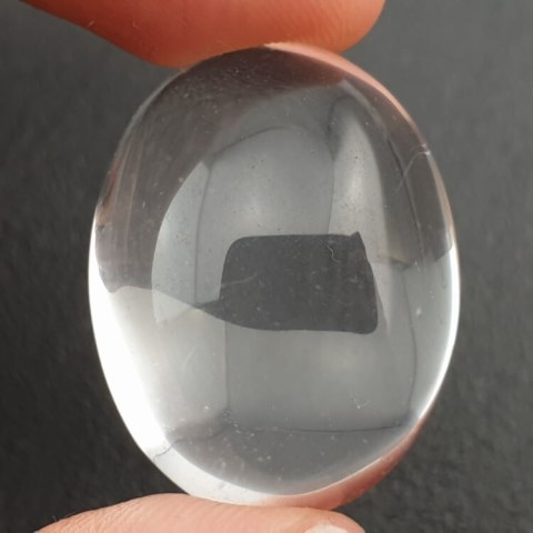 Kryształ górski kaboszon 26x20 mm nr 54 Kryształ górski kaboszon 26x20 mm nr 54