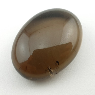 Smoky quartz cabochon 21x15 mm no. 37