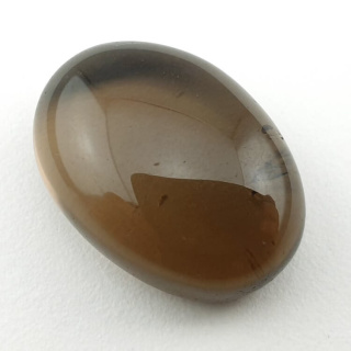 Smoky quartz cabochon 21x15 mm no. 37